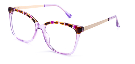 Inyección Acetato+Metal Women Marco óptico #8007