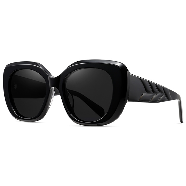 32121 Elegante forma de mariposa Gafas de sol de acetato