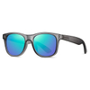 16101 Colores mate unisex Wayfarer Gafas de sol de plástico