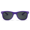 88163-6 Forma ovalada marco violeta sólido lente de color de color gris mono gafas de sol promocionales