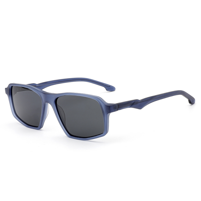 05 Bisagra de primavera Tac Polarizados Acetato Men Sports Sun Gafas de sol