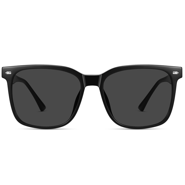 9145 Gafas de sol unisex de construcción de acetato de trama completa clásica en forma cuadrada