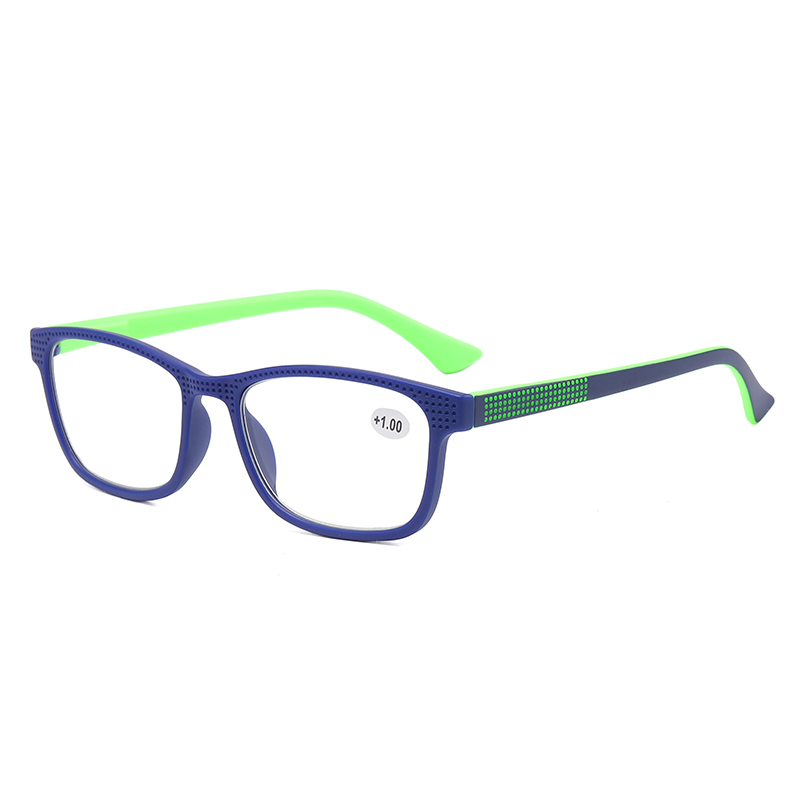 3110 marco rectángulo elegante dos tono mate sólido colores brillantes unisex gafas