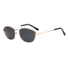 2312 Marco de alambre de metal ovalado arqueado Tac lente polarizada ultraligera gafas de sol unisex