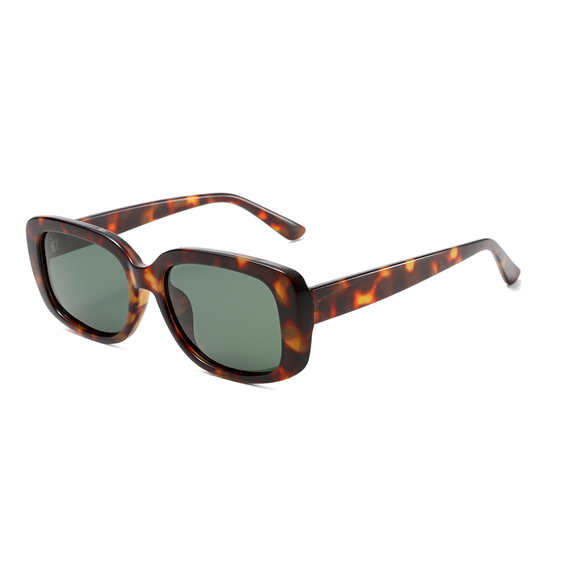 3489 marco rectangular ovalado de gran tamaño presenta gafas de sol de caldo de stock listos