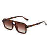 3485 de gran tamaño plano plano de marco frontal estilo piloto doble puente doble gafas de sol unisex