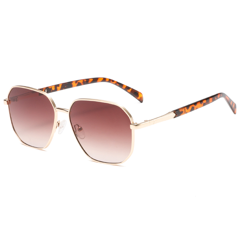 2280 Geométricos Full Metal Marco extendido PC PC que Dailylife Estilo de sol unisex Gafas de sol