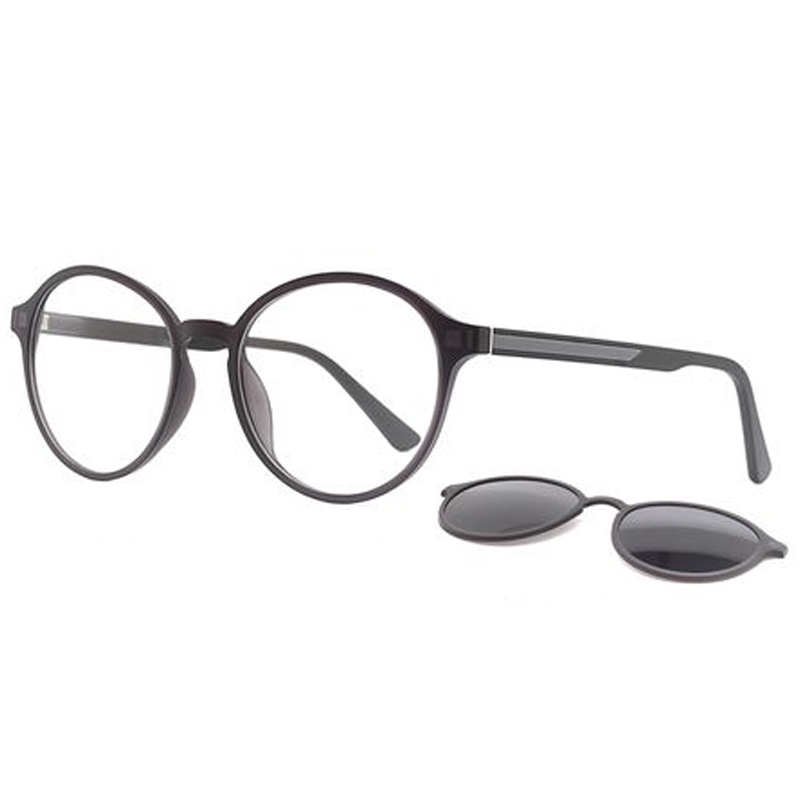 951113 Clip bicolurable de la nariz con ligos de llaves de borde completo de forma completa en los anteojos