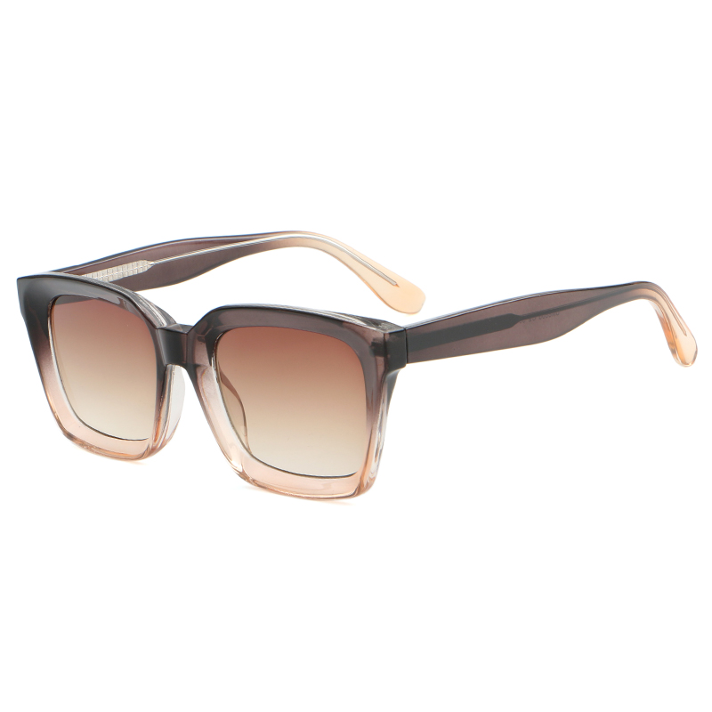 8808 MARCO CUADRADO CUADRO UV400 LENTE PROTECTIVAS TR90 Gafas de sol de mujeres 