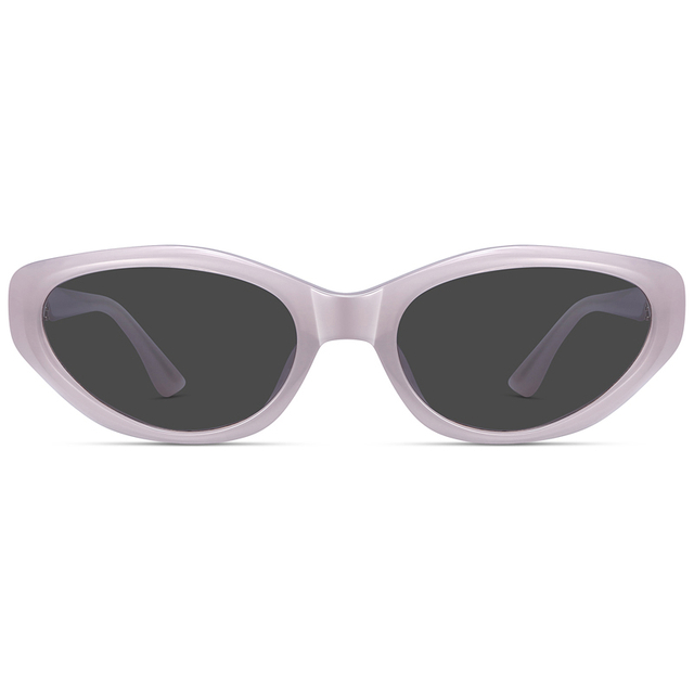 9141 Elegante marco en forma de ojo en forma de gato Acetato de acetato de gafas de sol