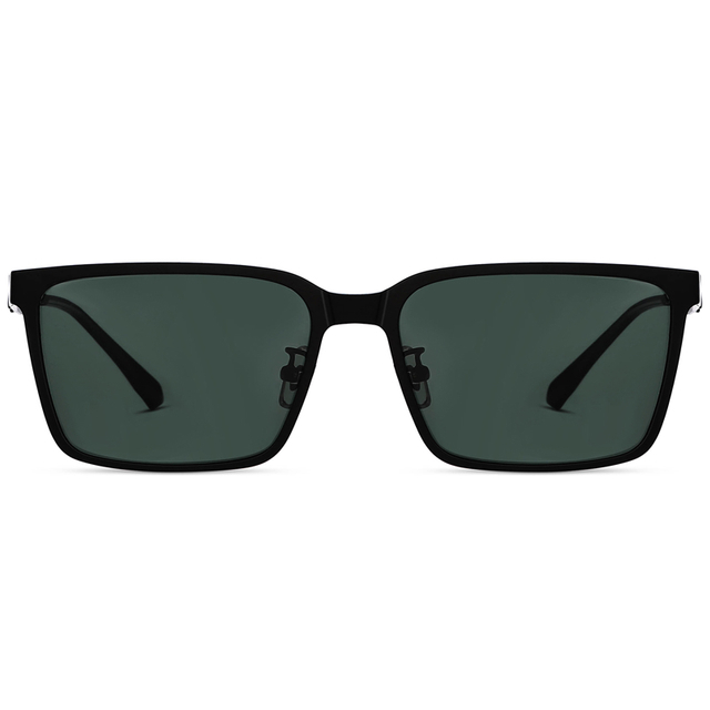 7318 Wayfarer estilo cuadrado de forma cuadrada Templos de metal unisex gafas de sol