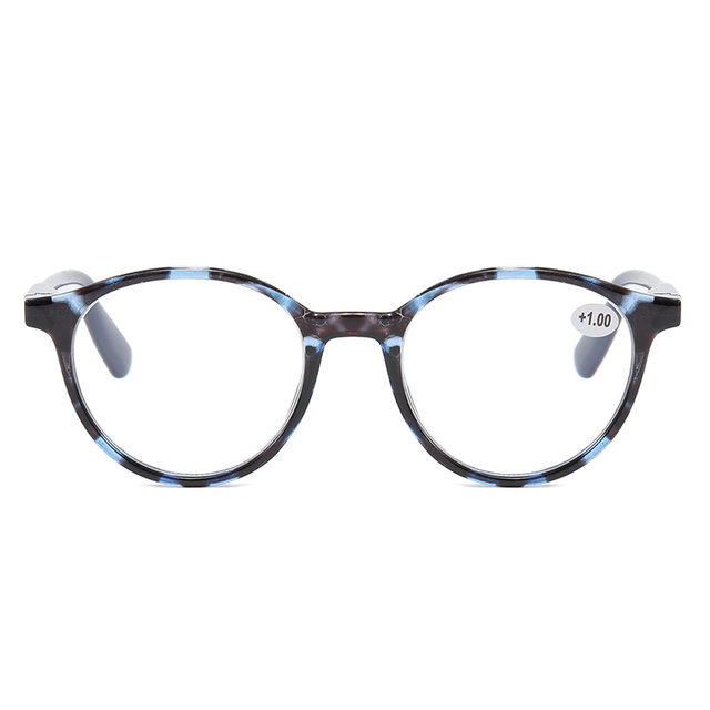 3104 Tortoise Round Front Frame Sliver revita en templos sólidos lector totalmente magnificado