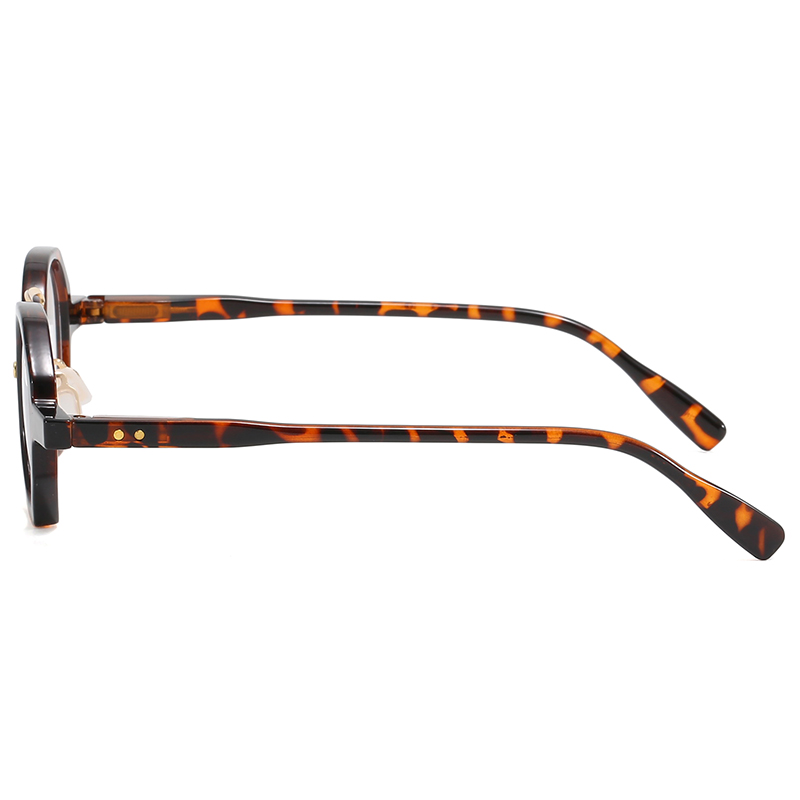 3085 Geomertic Retro Fronde Free cuenta con lentes de lectura de puente de la nariz de metal