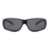3491 marco de diseño ovalado de gran tamaño UV400 TAC Lente polarizada Gafas de sol cubierto