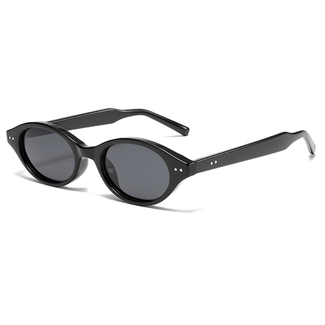 3494 Mini estilo marco ovalado presenta esquinas convexas receta disponible gafas de sol unisex