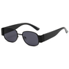 2285 El marco delantero de metal redondo cuenta con templos de plástico anchos gafas de sol clásicas unisex