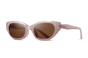 gafas de sol plegables rosas claras