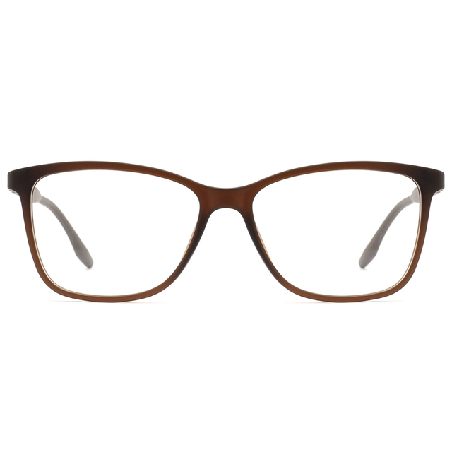 94403 marcos ovales en forma de gato lente polarizado material ultra ligero de tr90 clip en anteojos