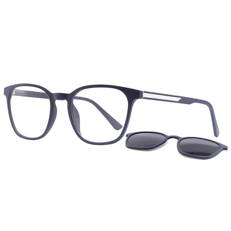 951120 Marco recortado con forma ovalada con Tac Polarizado Bicolor Clip en anteojos