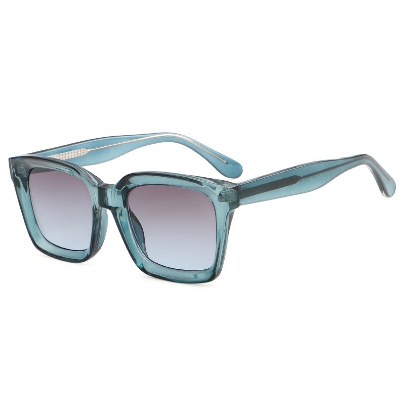 8808 MARCO CUADRADO CUADRO UV400 LENTE PROTECTIVAS TR90 Gafas de sol de mujeres 