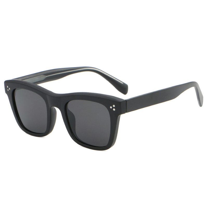 8808 Wayfarer Style Tres remaches de metal redondo de buena calidad TR90 Gafas de sol