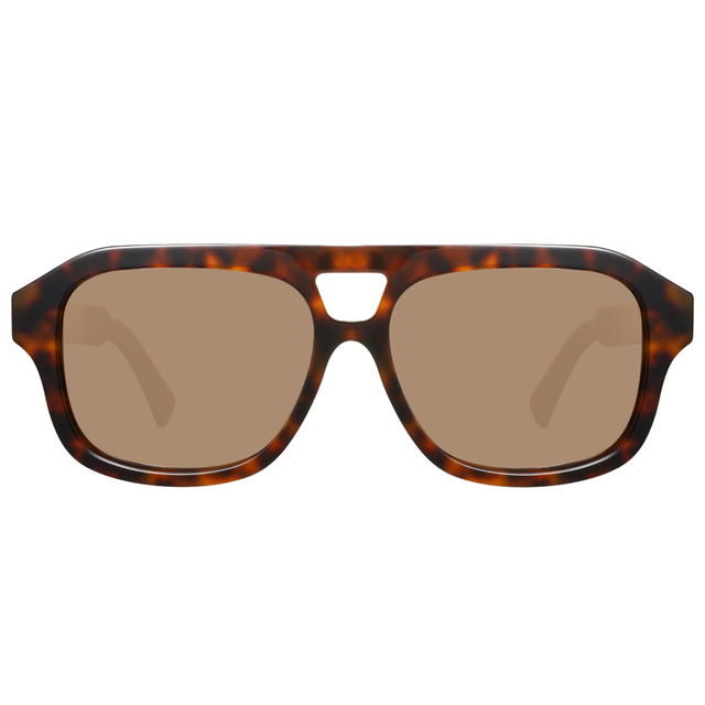 32102 Puentes de doble nariz Tac Polarizado UV400 Lente protectora Gafas de sol de acetato