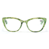 3101 Cateye Shape Full French Bisagra de resorte cómodo Colores de mármol Gafas de lectura