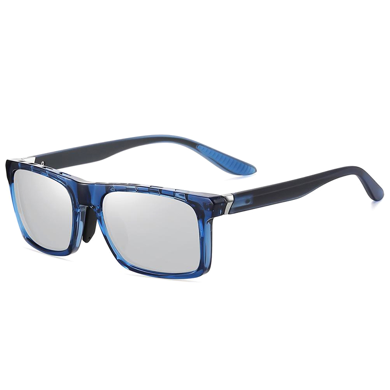 7525 Acentos de metal de marco de ceja abierta en templos Gafas de sol en ciclismo