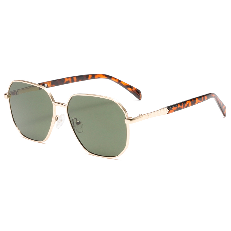 2280 Geométricos Full Metal Marco extendido PC PC que Dailylife Estilo de sol unisex Gafas de sol