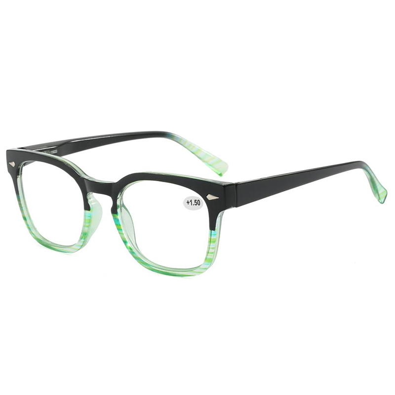 3130 Marco de forma redonda con lector de plástico para el puente de la nariz con el ojo de la cerradura