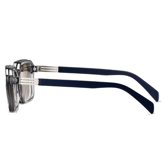 33106 Clip magnético de marco geométrico al por mayor en gafas de sol