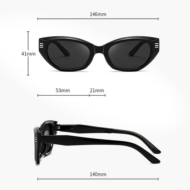 gafas de sol plegables de Cateye