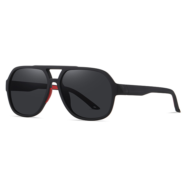 11111 Pintura de goma suave TR90 Aviator Style Men Gafas de sol