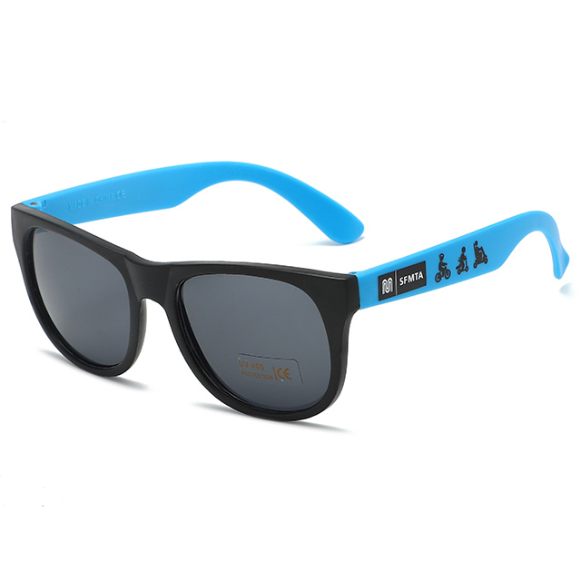 88165 Gafas de sol promocionales de logotipo personalizado con forma ovalada
