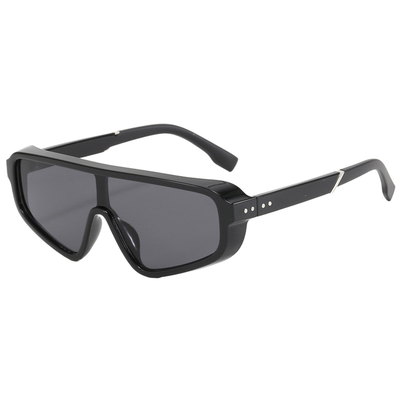 86486 Lente de una pieza Marco frontal Riverios plateados Decoración PC Unisex Gafas de sol