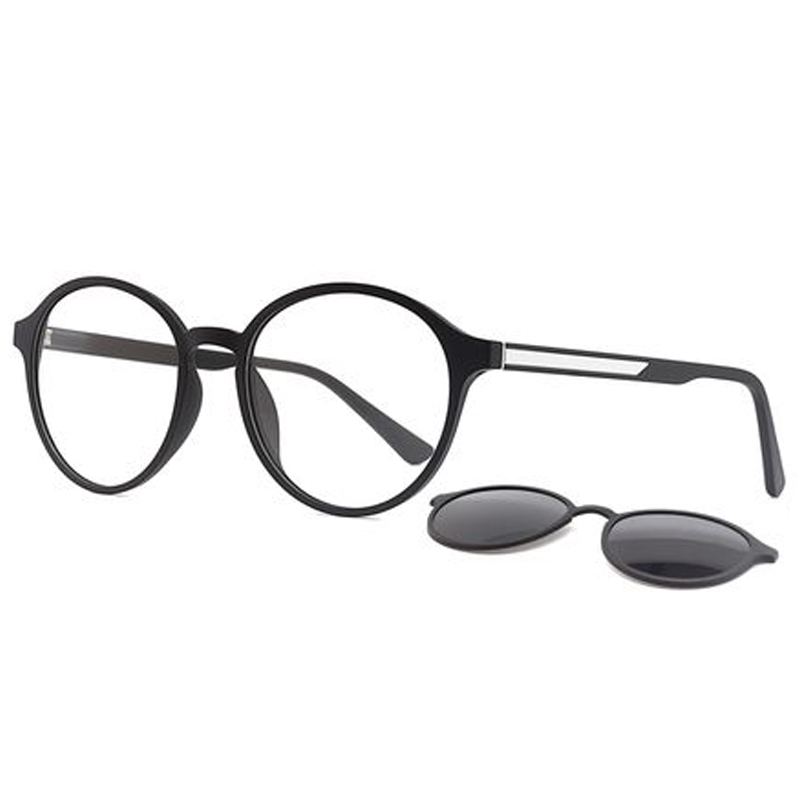 951113 Clip bicolurable de la nariz con ligos de llaves de borde completo de forma completa en los anteojos