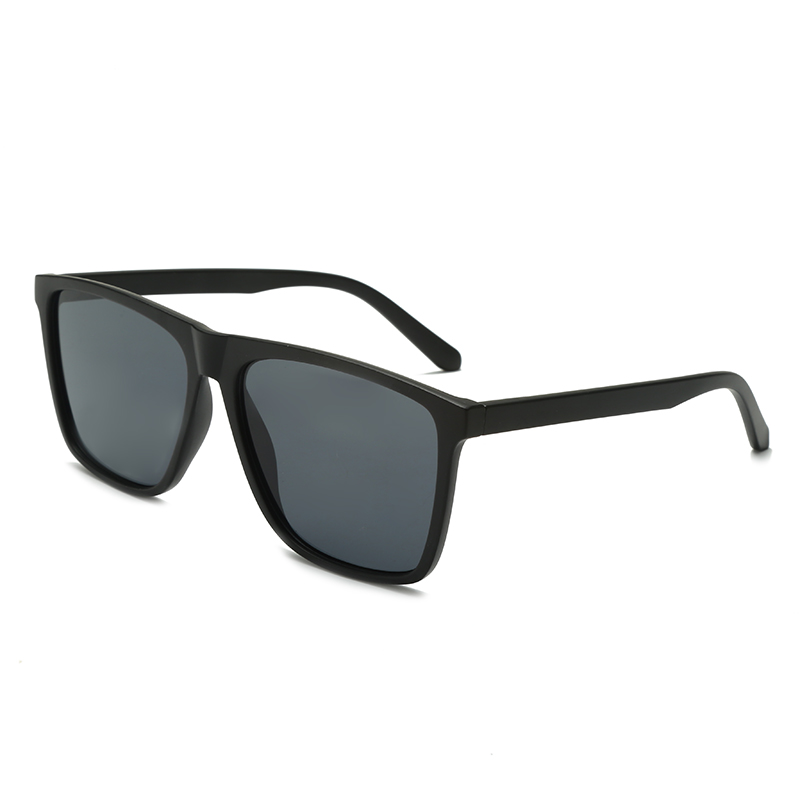 Stock Peso liviano cómodo Horizontal Nariz Design Men/Unisex PC UV400 Protección Gafas de sol #82701