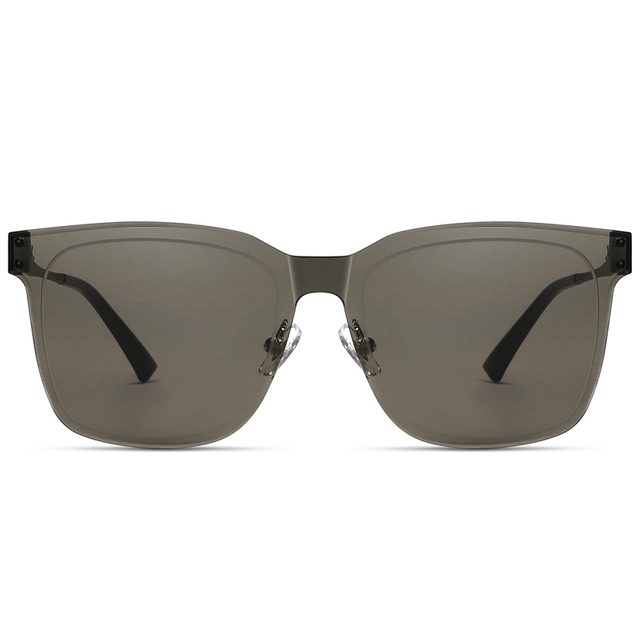 7309 Marco cuadrado sin borde de una pieza láser lente lente gafas de sol de metal