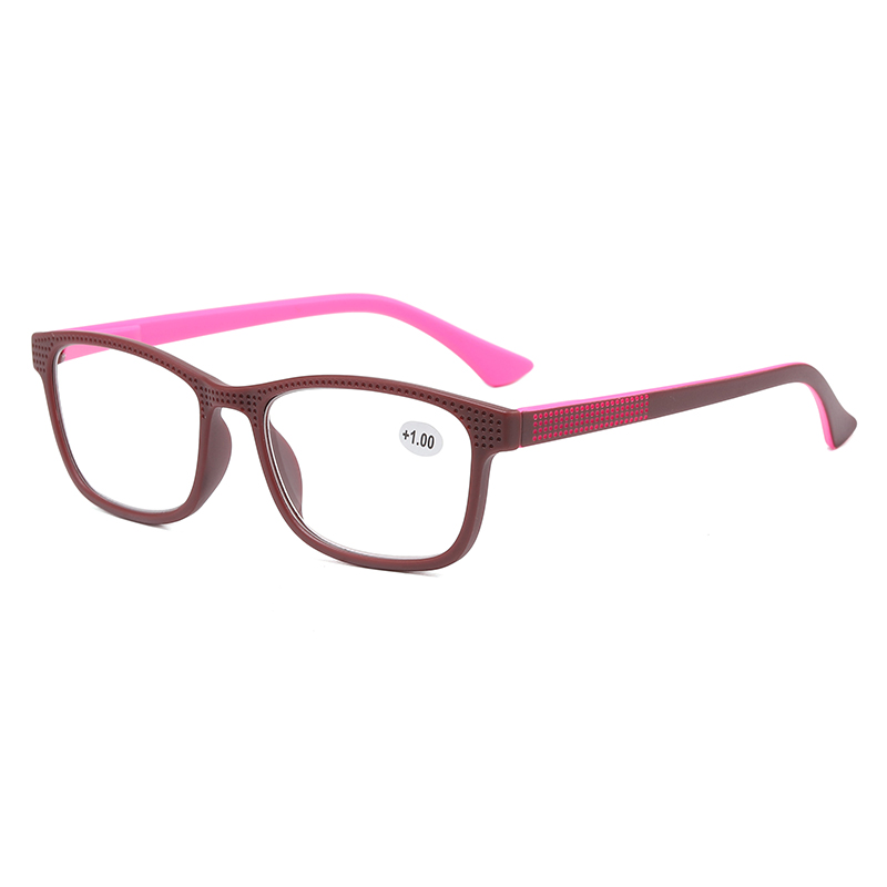 3110 marco rectángulo elegante dos tono mate sólido colores brillantes unisex gafas