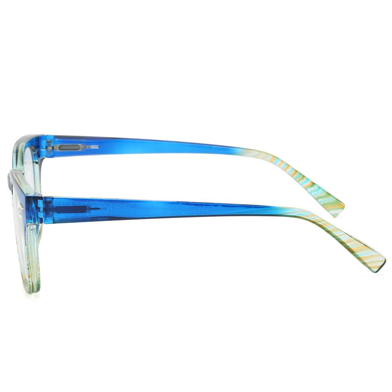 3130 Marco de forma redonda con lector de plástico para el puente de la nariz con el ojo de la cerradura