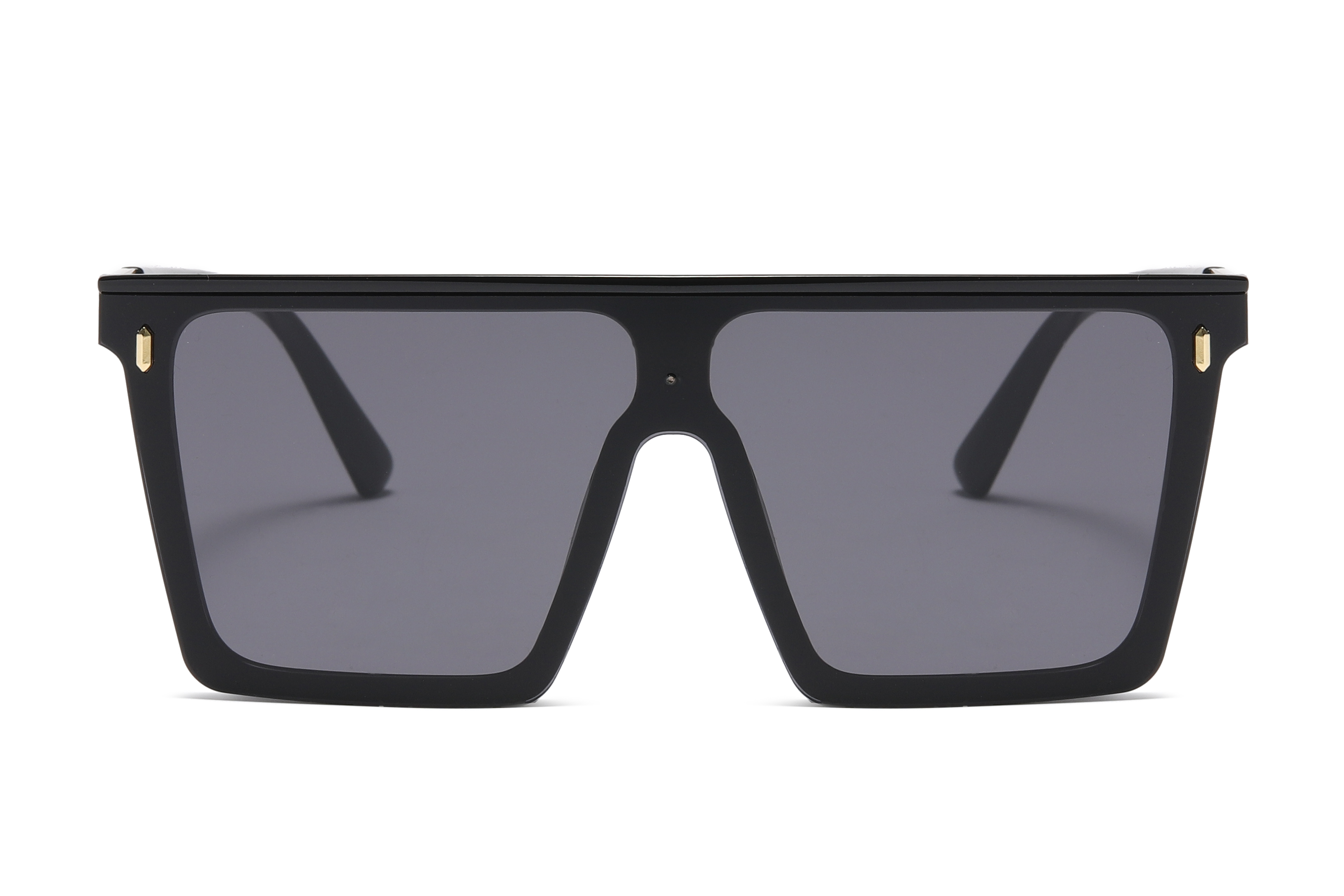 Gafas de sol de PC de moda de gran tamaño diseñadas 81804