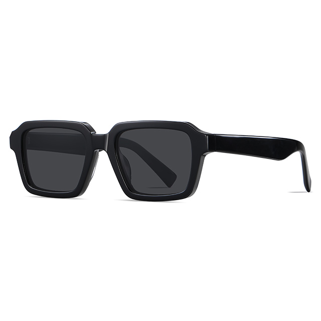32105 gafas de sol de acetato hechos a mano de forma rectangular