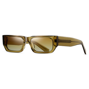32125 Gafas de sol de acetato de forma rectangular gruesa