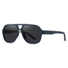 11111 Pintura de goma suave TR90 Aviator Style Men Gafas de sol
