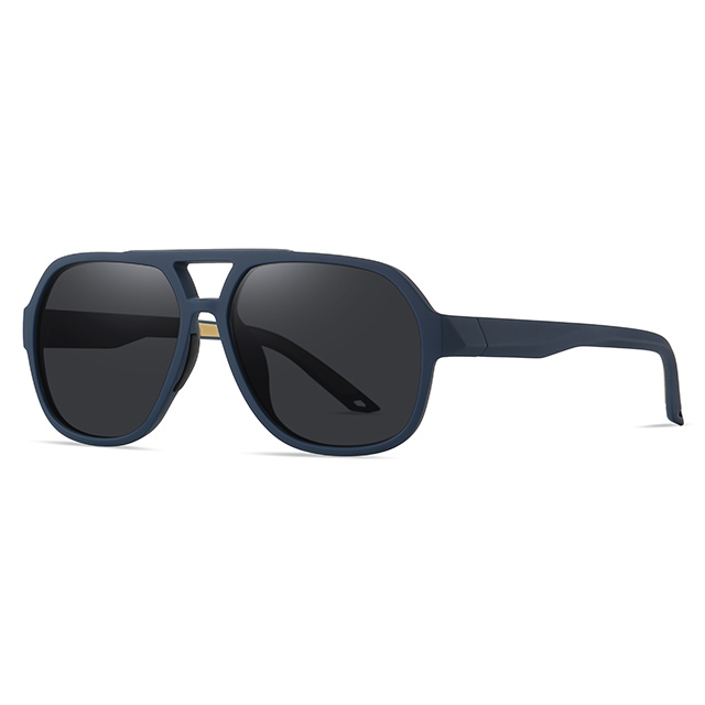 11111 Pintura de goma suave TR90 Aviator Style Men Gafas de sol