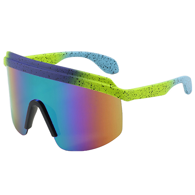 86506 Biggie Halfrim Frame Real Revo Revo Color Coated Cobertura de cobertura de cobertura de lentes Sports Sun Gafas de sol