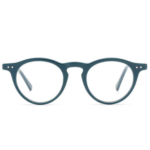 2141 RETRO SILEMA RED REDED COMPLES COMPLETOS CARRULOS REDONDOS UNISEX ACETATE GAJAS ÓPTICAS