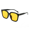 Artículos listos de estilo Wayfarer Colores de cristal Mujeres/PC Unisex UV400 Gafas de sol de protección #99902