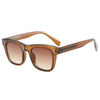 8808 Wayfarer Style Tres remaches de metal redondo de buena calidad TR90 Gafas de sol