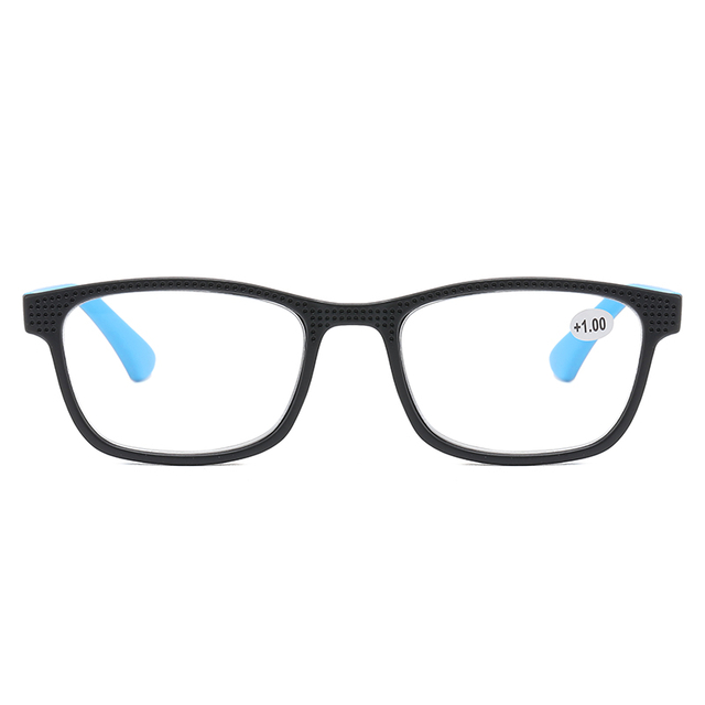 3110 marco rectángulo elegante dos tono mate sólido colores brillantes unisex gafas